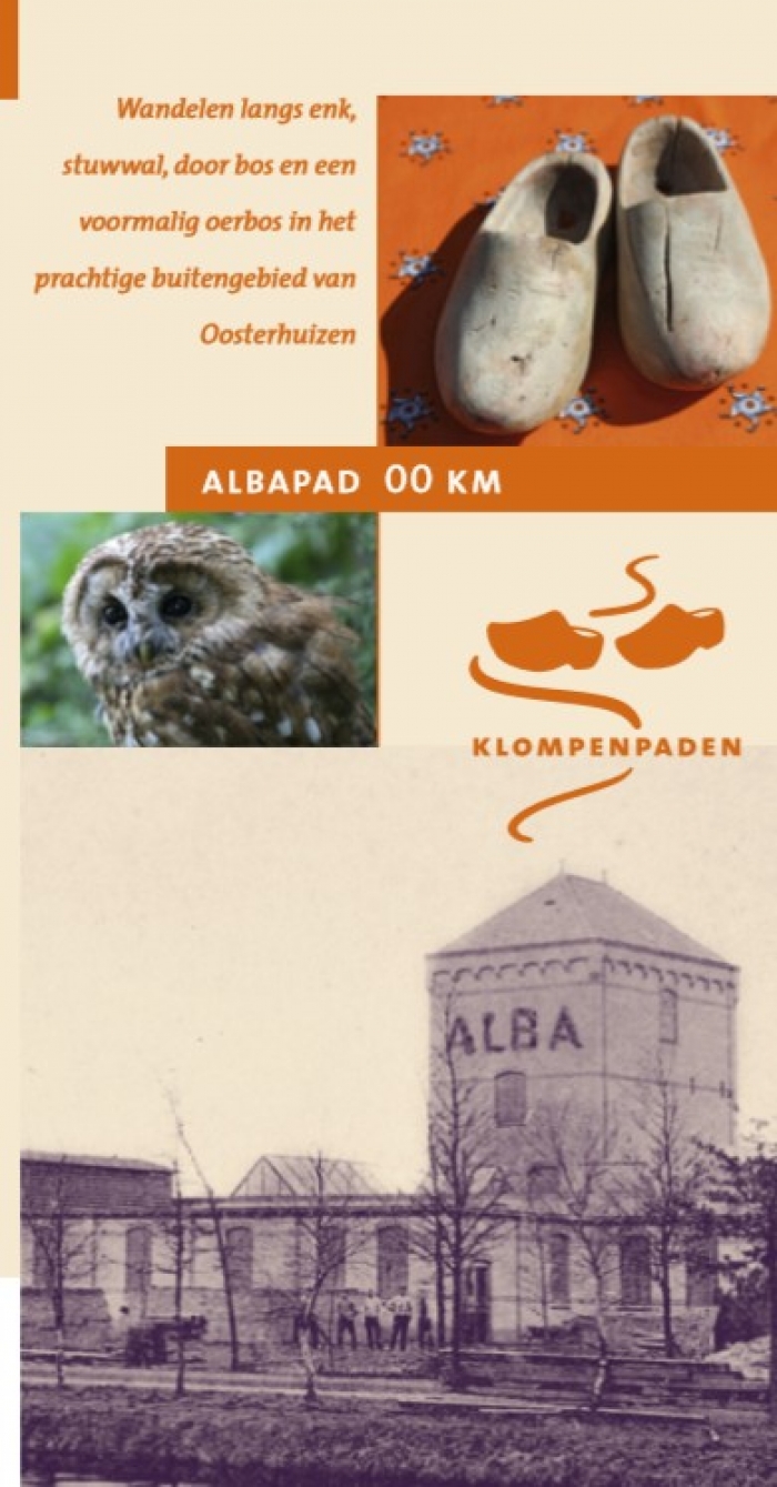 Voorkant folder, '00 km' wordt nog ingevuld